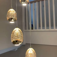 Rylight 14/18/23/28/33/38-Light Droplight Spiral Cluster Pendant