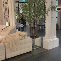ثريا زجاجية من Rylight 5/7-Tier شفافة/رمادية دخانية