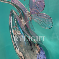 Stainless Steel Butterfly-shaped Sculpture