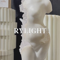 Crystallized Grace Modern Classical Torso Sculpture