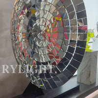 Mirror Concentric Circle Wall Art