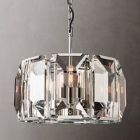 Rylight 4/7/10/14-Light Round Crystal Chandelier in Brass/Black Finish