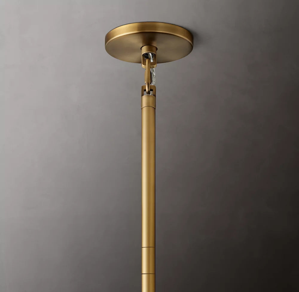 ثريا أنبوبية كريستالية مستديرة/مستطيلة من Rylight 1/3 طبقات