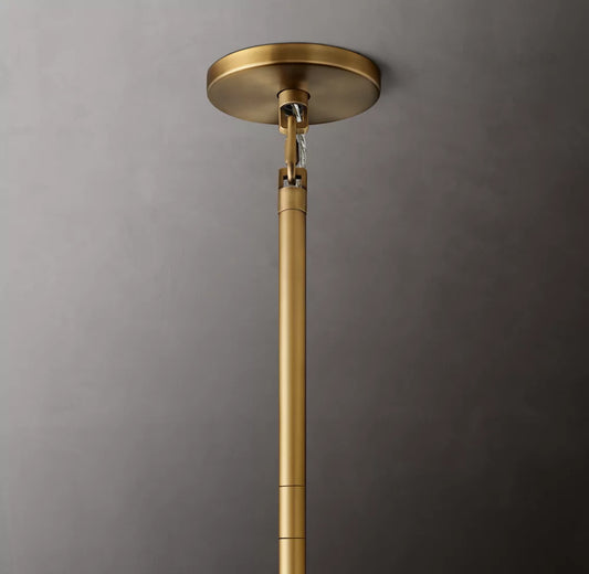 ثريا أنبوبية كريستالية مستديرة/مستطيلة من Rylight 1/3 طبقات