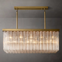 ثريا أنبوبية كريستالية مستديرة/مستطيلة من Rylight 1/3 طبقات