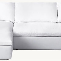 Rylight Cloud Left/Right-Arm Seat Sectional Performance Linen Weave Sofa