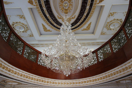 Rylight 60/87/178-licht extra grote kristallen kaarskroonluchter