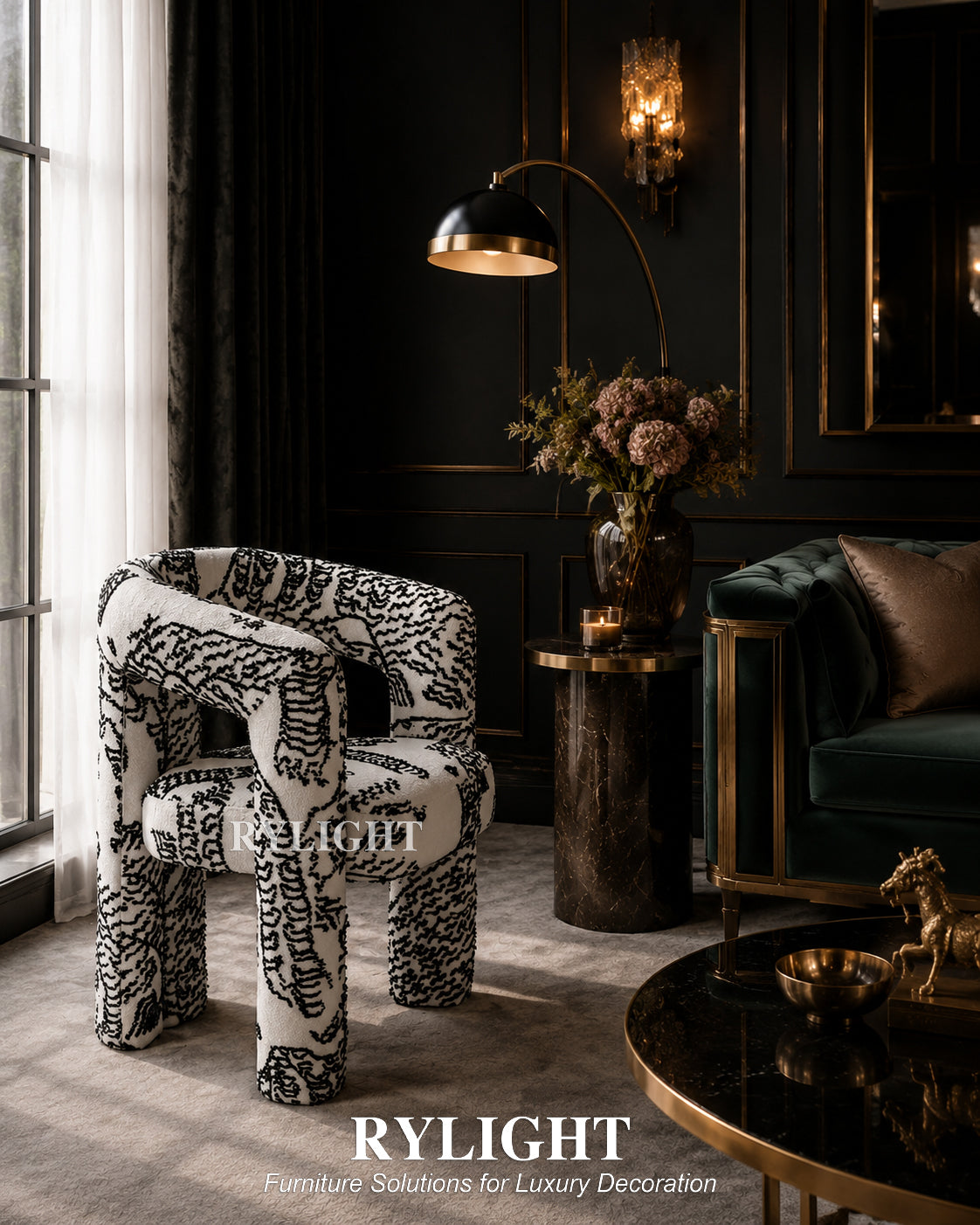 Tiger Mountain Sculptural Accent Chair