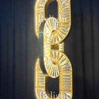 Modern Luxury Crystal Multi-Rings Pendant Chandeliers