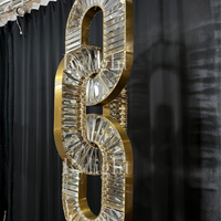 Modern Luxury Crystal Multi-Rings Pendant Chandeliers