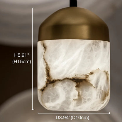 Modern Alabaster Staircase Chandelier for Living Room/Staircase/Foyer