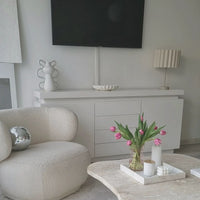 كرسي أريكة شيربا ملتف من Nordic Minimalist