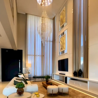 Rylight Multi-Tier Crystal Raindrop Chandelier
