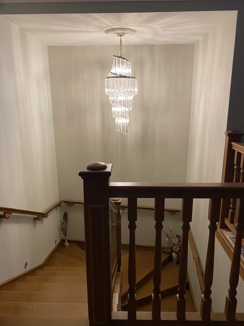 Rylight 6/12/18/20/21/27-licht extra lange kristallen kroonluchter