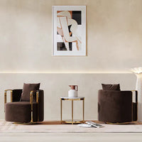 Modern Italian Single Swivel Chair
