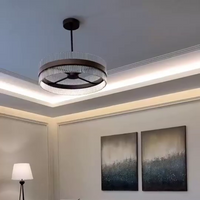 ثريا ذات قضيب زجاجي ذات طبلة مستديرة من رايلايت