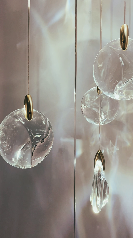 Rylight Light luxe kristallen jade kroonluchter voor trap/foyer/ruimte met hoog plafond 