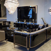 Rylight golvende kristallen kroonluchter met meerdere niveaus