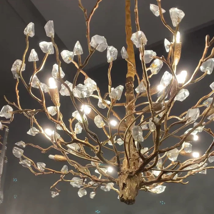 Final Sale · Creative Design Gemstone Branch Chandelier for Living Room/Bedroom