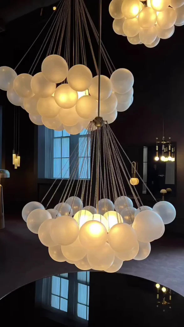 Rylight Cloud ballonnen glazen kroonluchter