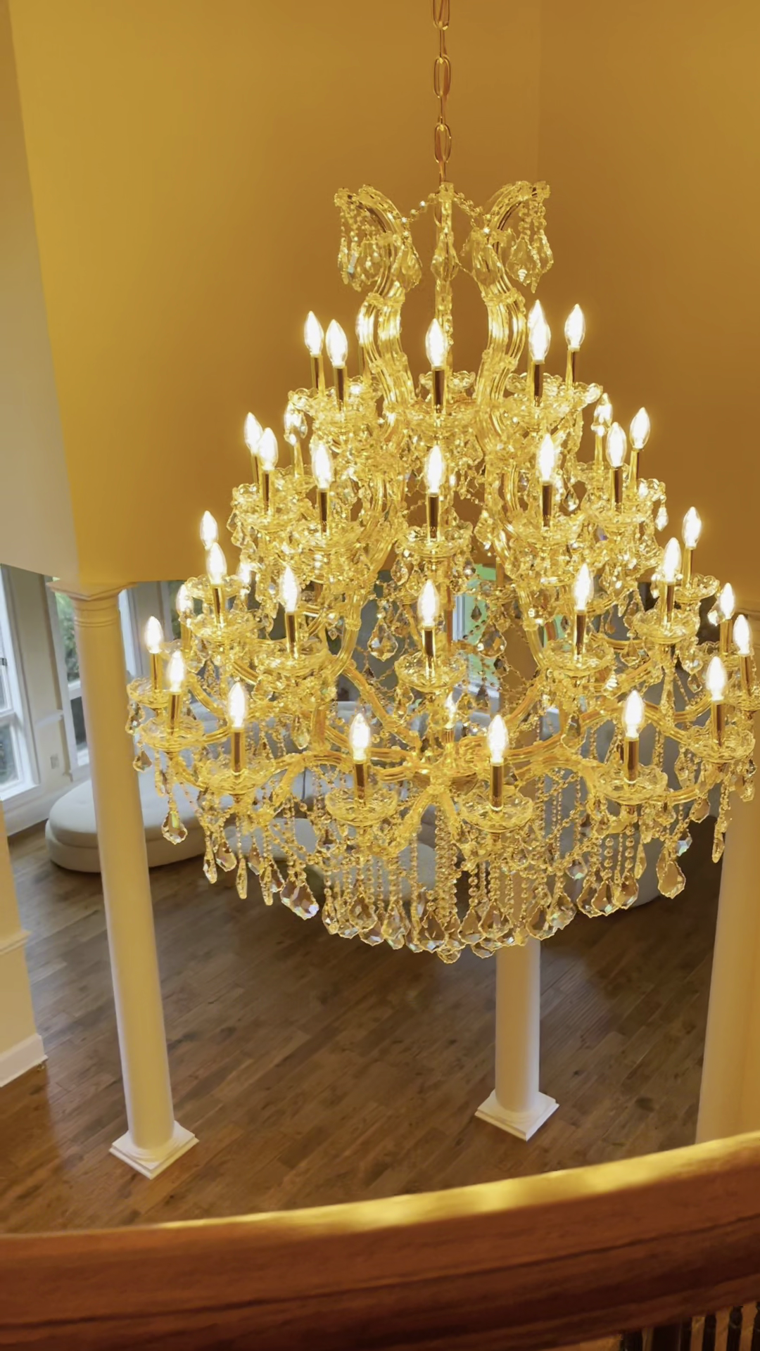 رايلايت شمعة فرع كريستال الثريا