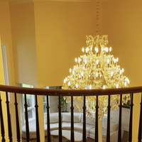 رايلايت شمعة فرع كريستال الثريا