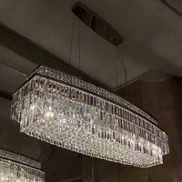 Luxe 3-laags kristallen kroonluchter voor eetkamer/woonkamer