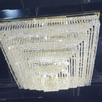 Rylight moderne vierkante kristallen kroonluchter 