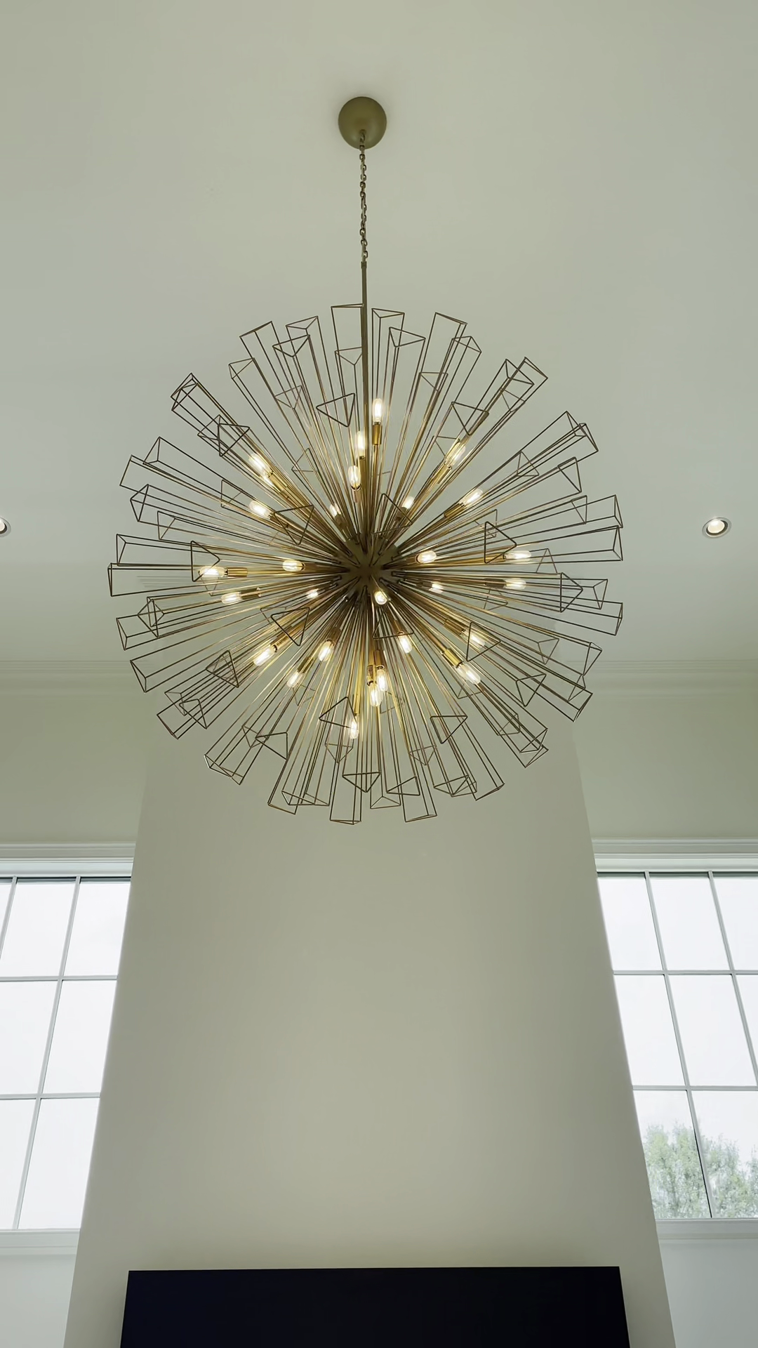 Moderne creatieve paardenbloemkroonluchter