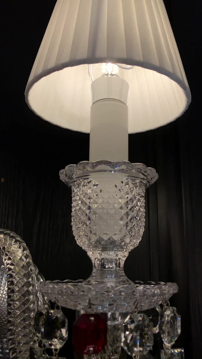 Traditionele kleurrijke kaarstak blauwe herten wandlamp