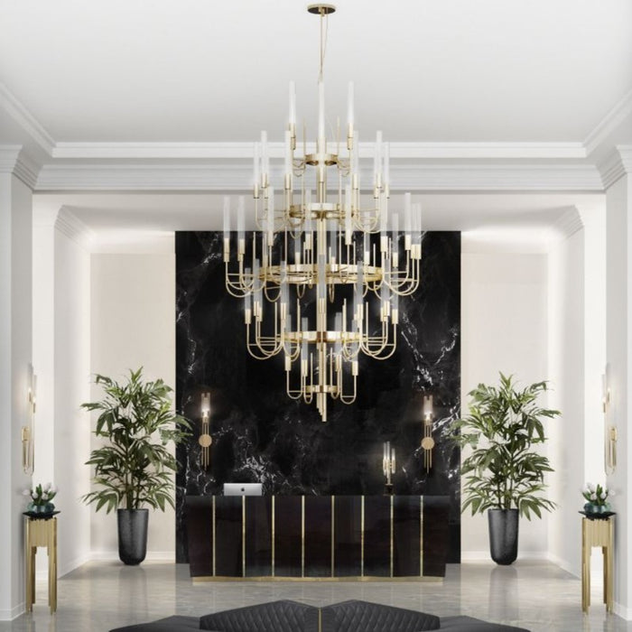 Rylight luxe Gala-kroonluchter met 5 niveaus