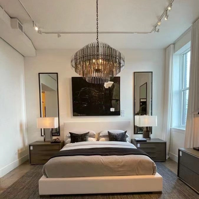 Rylight 3/12-lichts Art Design buisvormige kristallen ronde kroonluchter
