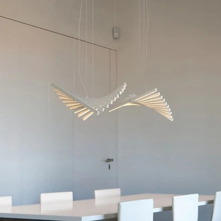 Rylight Linear Waves Chandelier