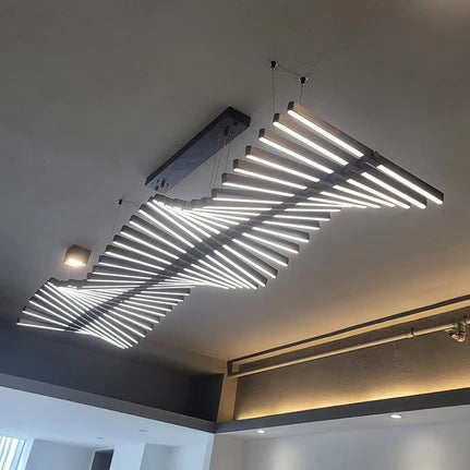 Rylight Linear Waves Chandelier