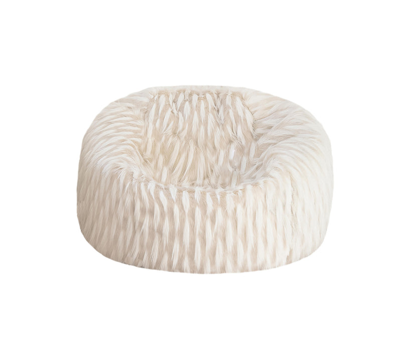 Winter Fox Faux Fur Bean Bag Chair