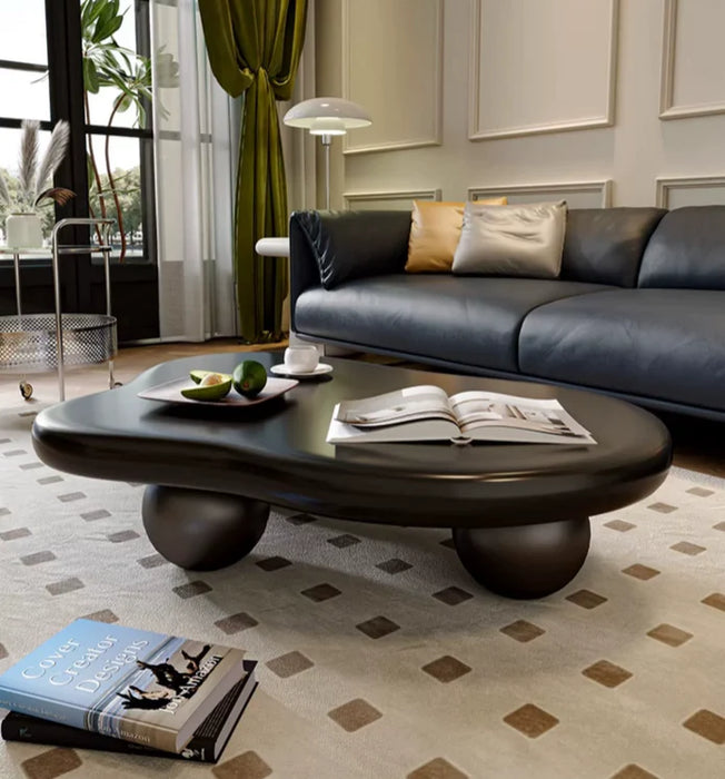 Cream Cloud Coffee Table in Beige/White/Black Color