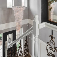 Rylight 13/24/30-lichts luxe stijl roterende kristallen kroonluchter
