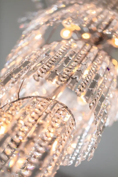 Rylight 13/24/30-Light Luxury Style Rotating Crystal Chandelier