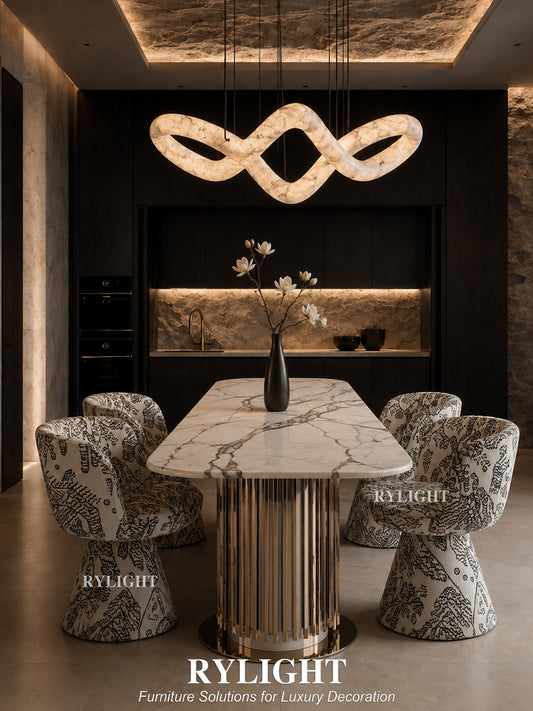 Tiger Mountain Sculptural Pedestal Chair